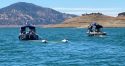 Recovery operation of crashed plane in New Melones