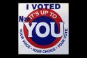 I voted sticker