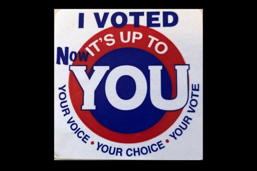 I voted sticker