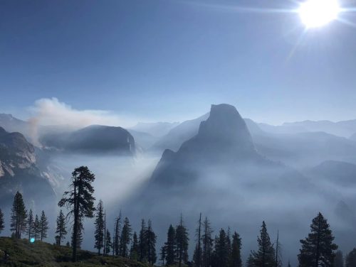 Snow Fire Stopped In Yosemite