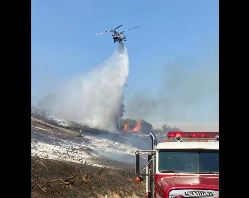 Highway 132 Fire - CAL Fire Image
