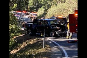 HWY 108 four-vehicle pile up in the Twain Harte area of Tuolumne County