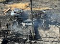 Mower starts fire in Wallace - Calaveras Consolidated Fire Image