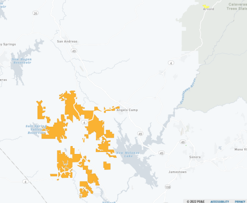 PG&E Power Outages