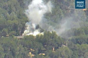 Structure fire in Pine Mountain Lake