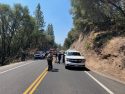 The City Fire burning along Stockton Road in Sonora 7-12-22