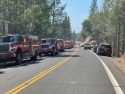 The City Fire burning along Stockton Road in Sonora 7-12-22