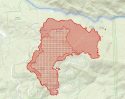Washburn Fire footprint map