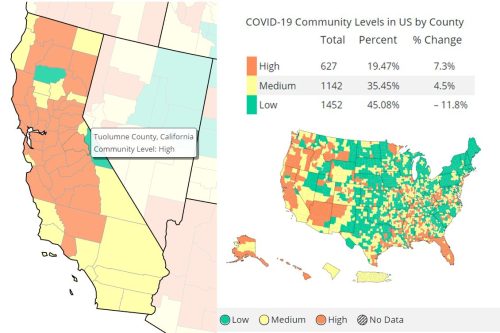 CDC Covid Community Levels June 24