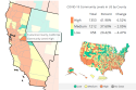 Community Levels via the CDC July 29