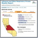 A snapshot from the weekly statewide report is provided below and the full report