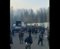 Command center for the Washburn Fire in Yosemite National Park