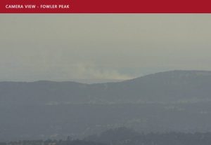 Vegetation Fire On Highway 4 near Milton Road - PG&E Wildfire Camera Image