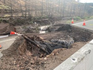 Flooding In Sierra Nevada Damages And Closes Highway 89