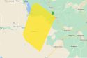 New PG&E power outage impacting the area southeast of Lake McClure