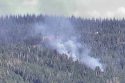 Plane Aircraft flying over two fires on the Stanislaus National Forest in the Pinecrest area of Tuolumne County. 5:30 p.m.
