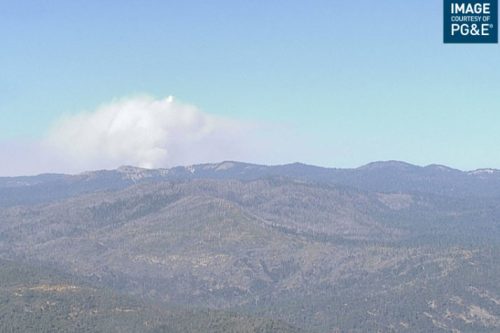 Red Fire burning in Yosemite 4:30 p.m.