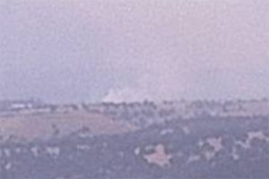 Vegetation fire in the San Andreas area of Calaveras County