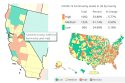 Community Levels via the CDC August 19