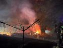 Early this morning firefighters responded to a house fire in Burson.