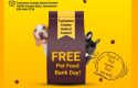 Free pet food bank day flyer