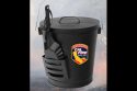 Proper ash disposal bucket according to CAL Fire TCU