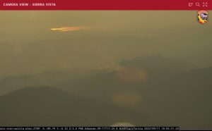 Fire Slightly Visible in San Andreas On PG&E Wildfire Camera
