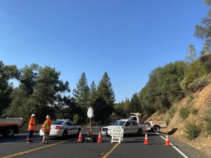 Woods Fire Earlier Stockton Street Closure photo by Sabrina Biehl