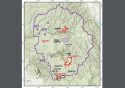 Yosemite Wildfire Map