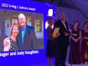 Judy and Roger Haughton receive Irving J Symons Award