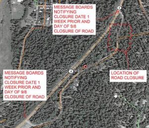 Road Closure Announced At Arnold Byway