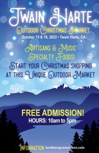 Twain Harte Christmas Market Road Closures Announced