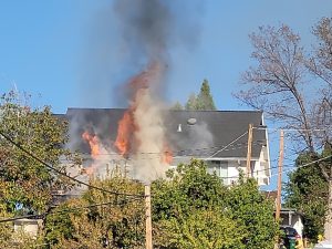 House fire in downtown Sonora
