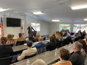 Congressman Tom McClintock speaks in Sonora