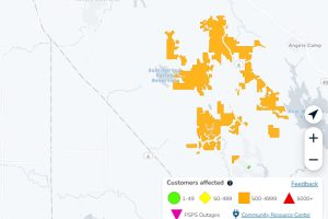 Power outage in Angels Camp and Copperopolis in Calaveras County