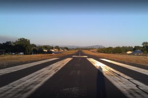 Runway at the Pine Mountain Lake Airport near Groveland in Tuolumne County