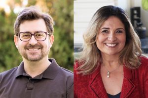 Tim Robertson and Marie Alvarado-Gil