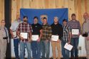 (left to right) Sonora Unit CHP Lieutenant Destiny Tafoya, Vince Hagins, Joseph Lopez, Robert Adams,Jason Dambacher,Derek Scholl, Shawn Patterson , and Andy Birrell