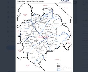 209/350 area code region