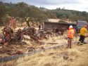 Big RIg crash that has shut down Highway 4 in Calaveras County