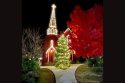 Lighting of the historic Red Church to kick-off the expanded Christmas Town Sonora festivities