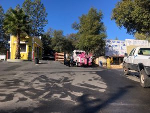 Fire activity on Parrotts Ferry Road