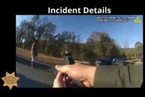 Bodycam footage of officer-involved shooting in Mariposa
