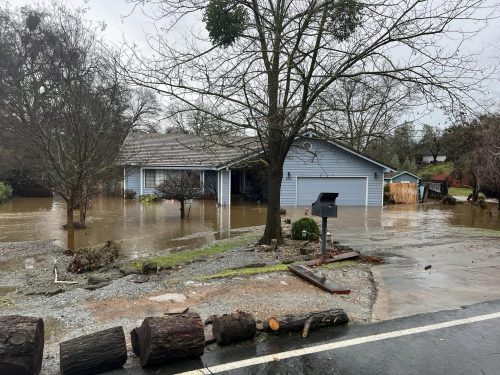 Flooding in Valley Springs in Calaveras County