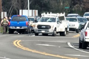HWY 108 three-vehicle crash at the Rawhide Road intersection in Jamestown