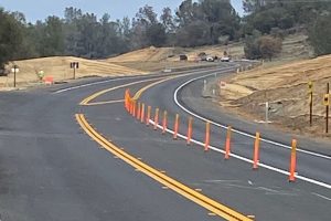 HWY 4 Wagon Trail Realignment Project new stretch of roadway