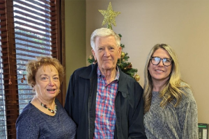 (L to R): Dianne Bennett and Glenn Gottschall of Tuolumne Fire Safe Council along with Rebecca Gorham of Sonora Area Foundation