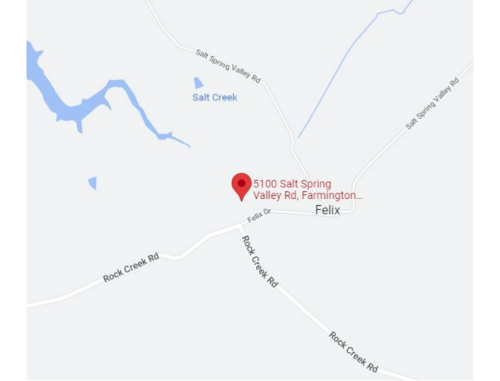 Salt Spring Valley Road Closure