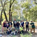 Some of the volunteers that planted oak saplings