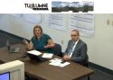 Quincy Yaley and David Ruby with the Community Development Department
